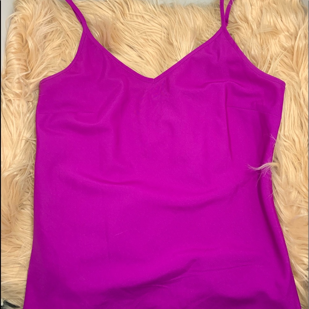 Silk purple top